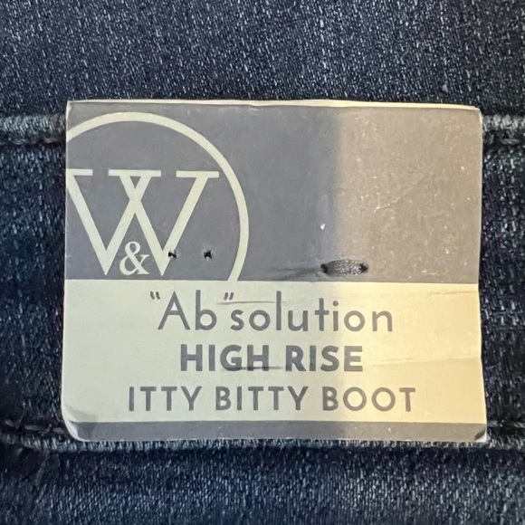 #252 ☑️Wit & Wisdom High Rise Itty Bitty Boot Ab Solutions Denim Bootcut Jean - Picture 9 of 12